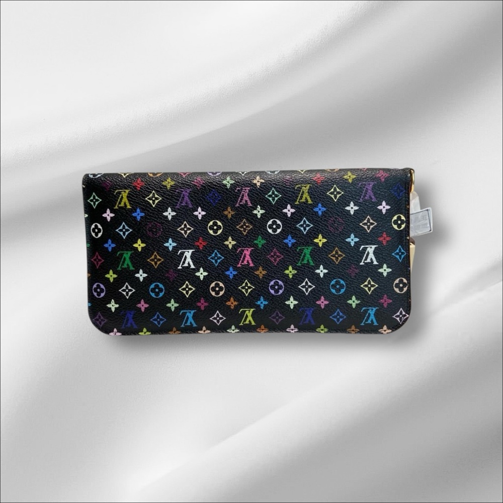 LV Murikami Black Multicolor Monogram Wallet-EXCELLENT CONDITION ~RARE -COA Inc.